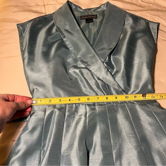 Cocktail Dress Light Teal 50s Inspired Sz 4P - Picture 15 of 16